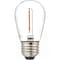 Newhouse Lighting - Outdoor Outdoor Weatherproof 1W (11W Equiv) Shatter-Resistant S14 LED Replace. String Light Bulbs, 30pk S14LED30P - alternate 1